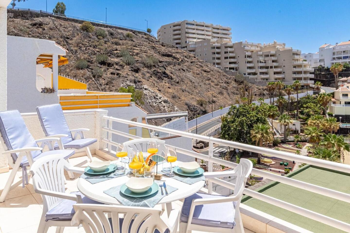 Sunny Oceanview Terrace By Dream Homes Tenerife Acantilado de los Gigantes المظهر الخارجي الصورة