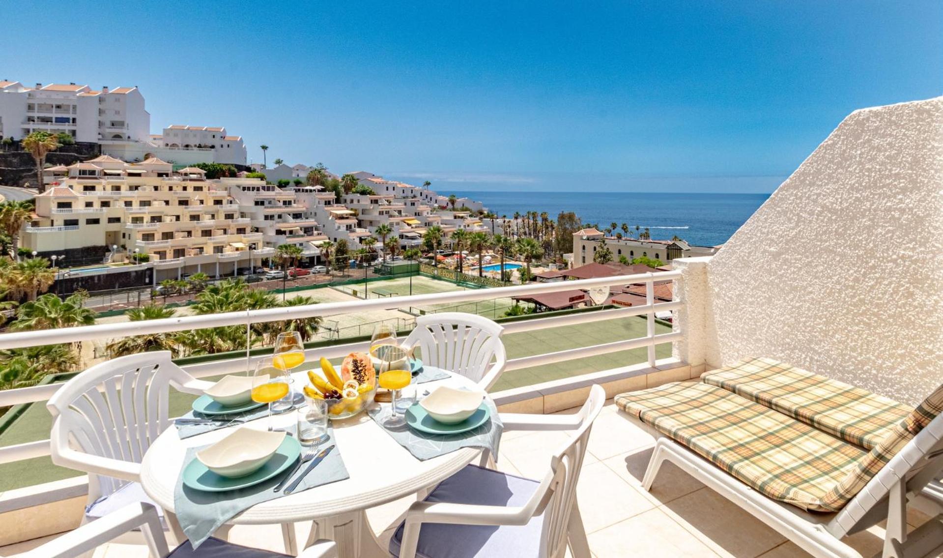 Sunny Oceanview Terrace By Dream Homes Tenerife Acantilado de los Gigantes المظهر الخارجي الصورة