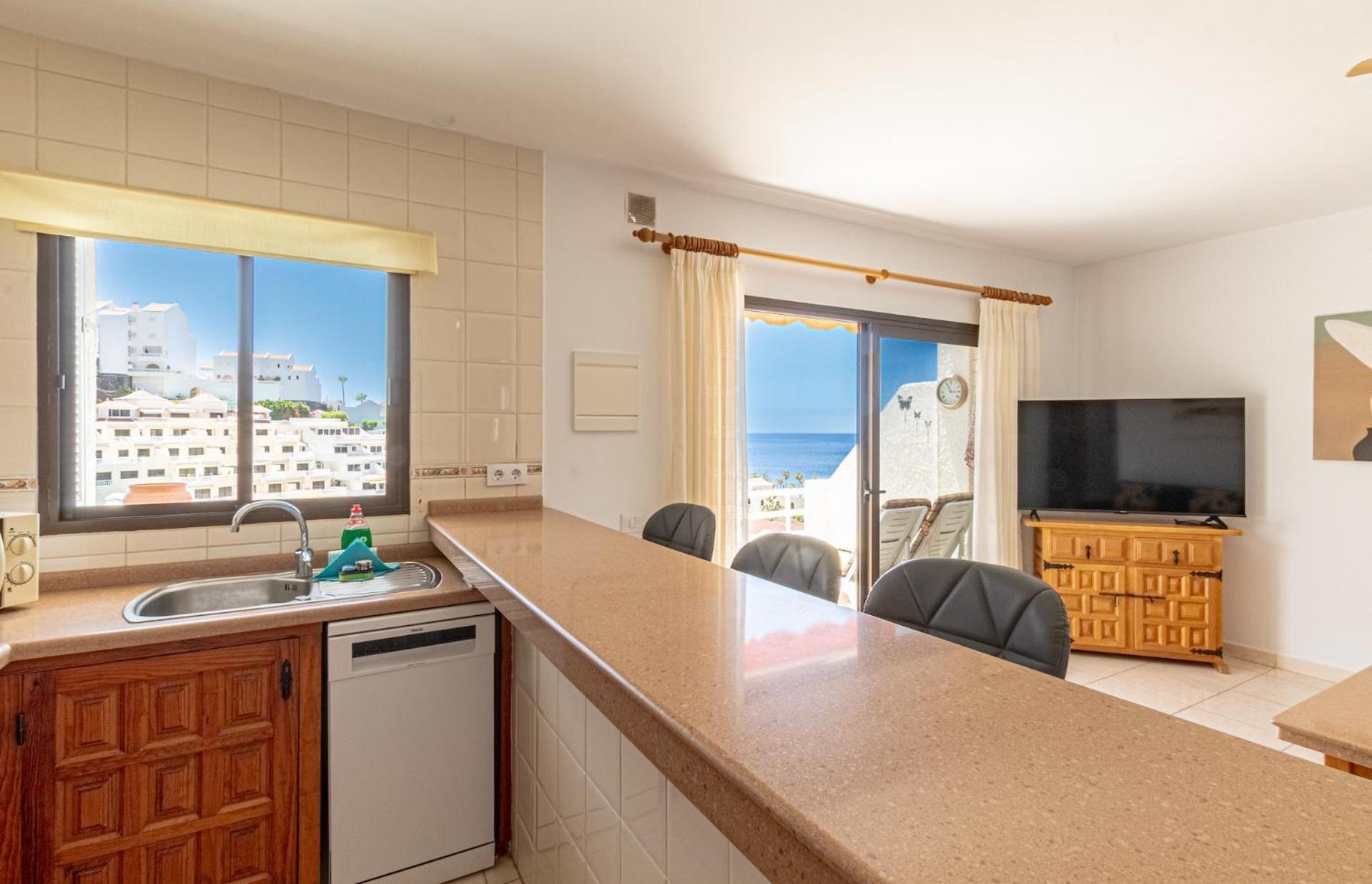 Sunny Oceanview Terrace By Dream Homes Tenerife Acantilado de los Gigantes المظهر الخارجي الصورة