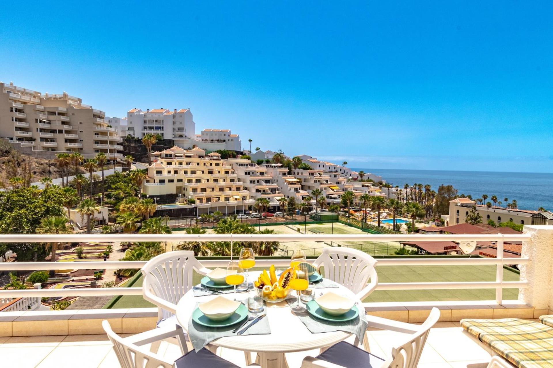 Sunny Oceanview Terrace By Dream Homes Tenerife Acantilado de los Gigantes المظهر الخارجي الصورة