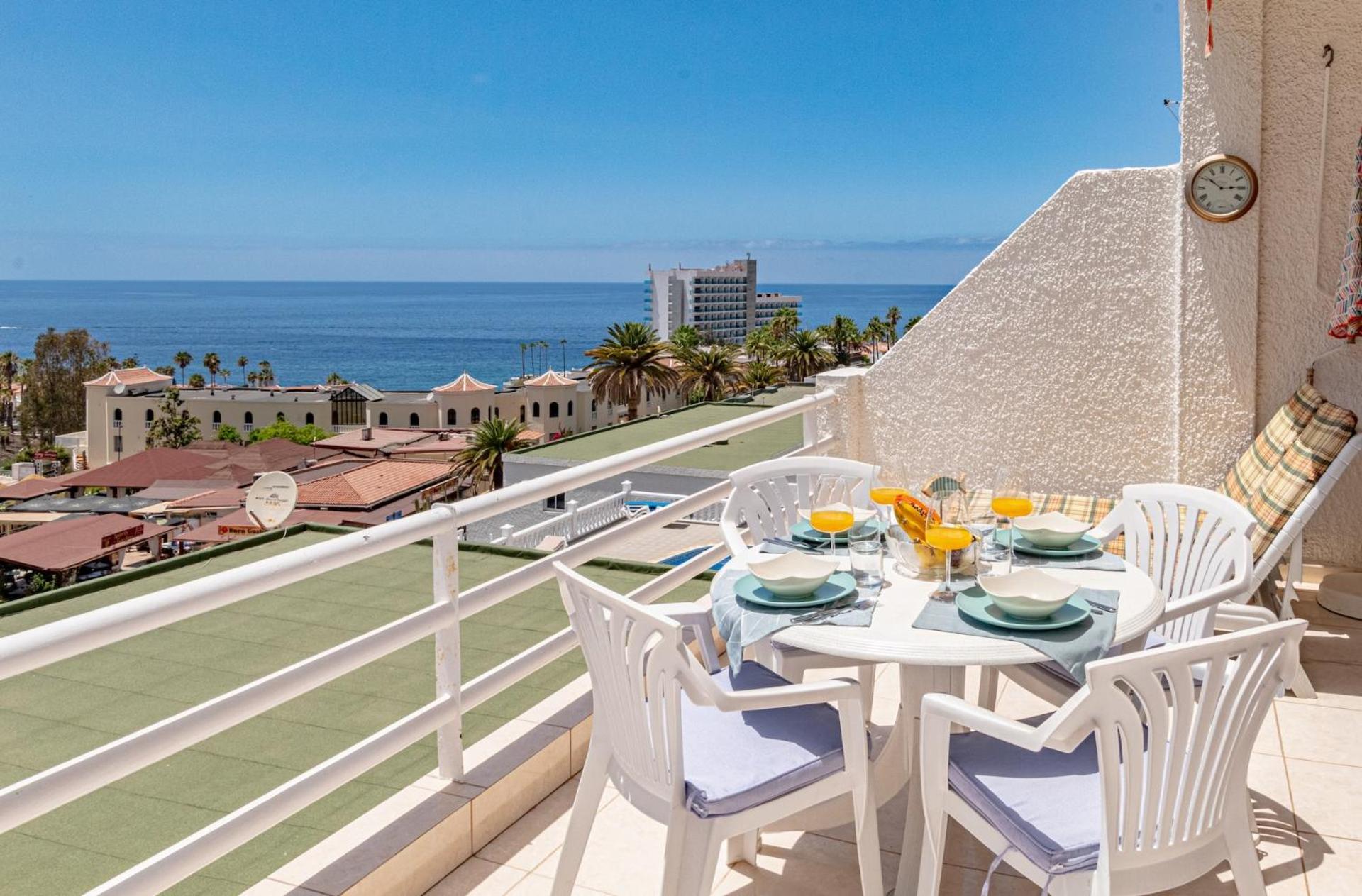 Sunny Oceanview Terrace By Dream Homes Tenerife Acantilado de los Gigantes المظهر الخارجي الصورة