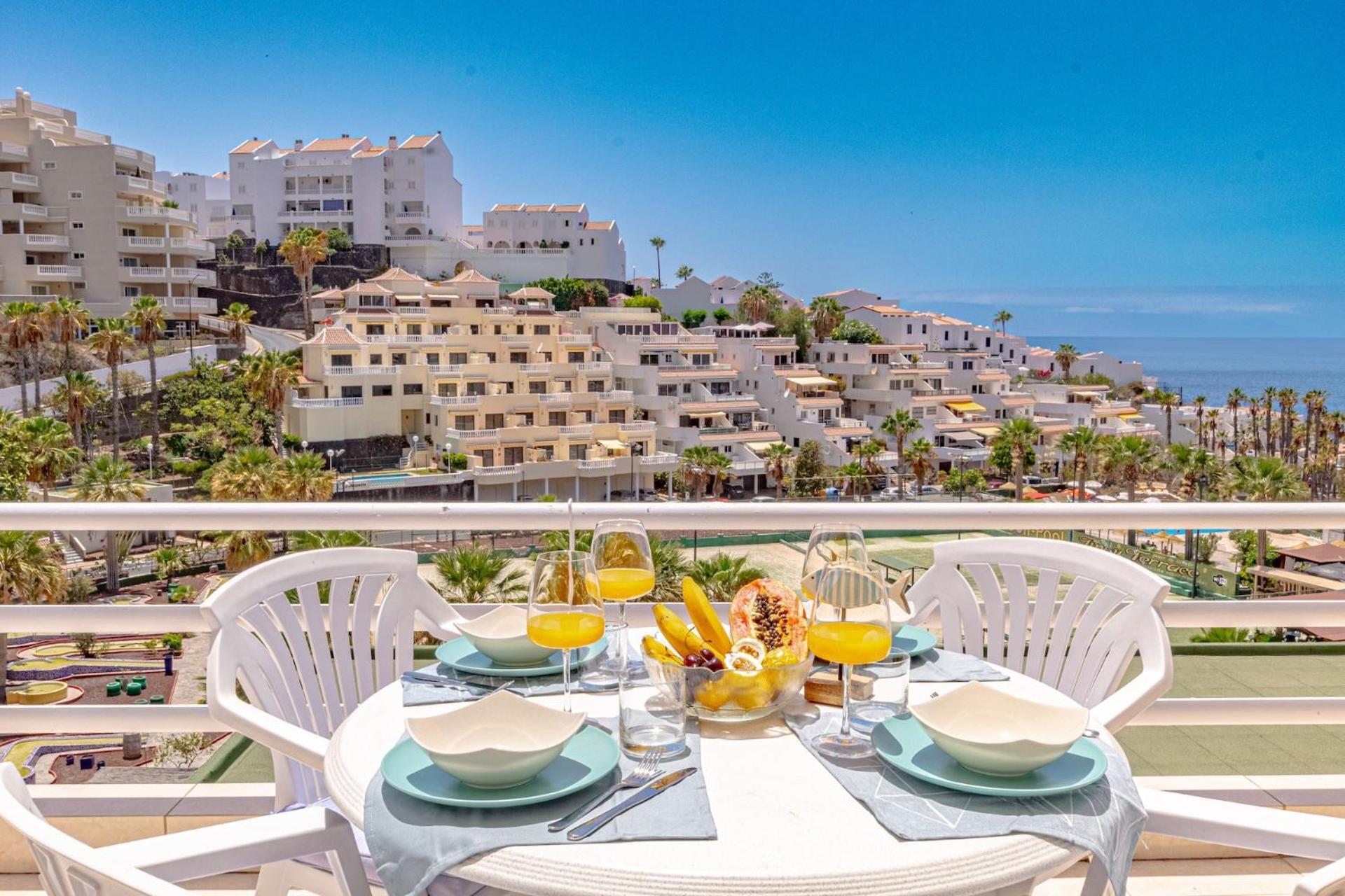 Sunny Oceanview Terrace By Dream Homes Tenerife Acantilado de los Gigantes المظهر الخارجي الصورة