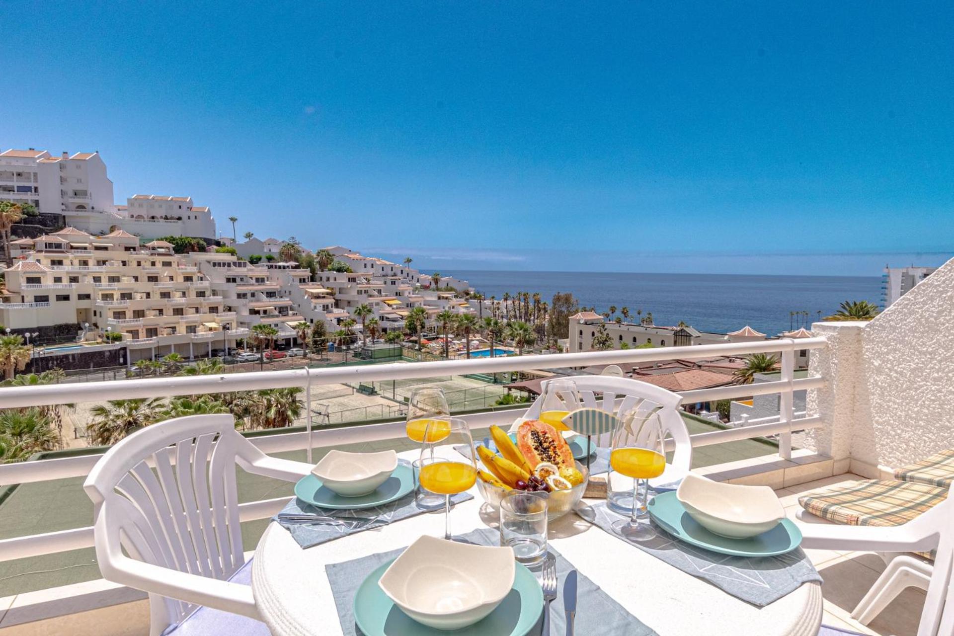 Sunny Oceanview Terrace By Dream Homes Tenerife Acantilado de los Gigantes المظهر الخارجي الصورة